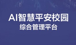 AI智慧平安(ān)校園綜合管理(lǐ)平台